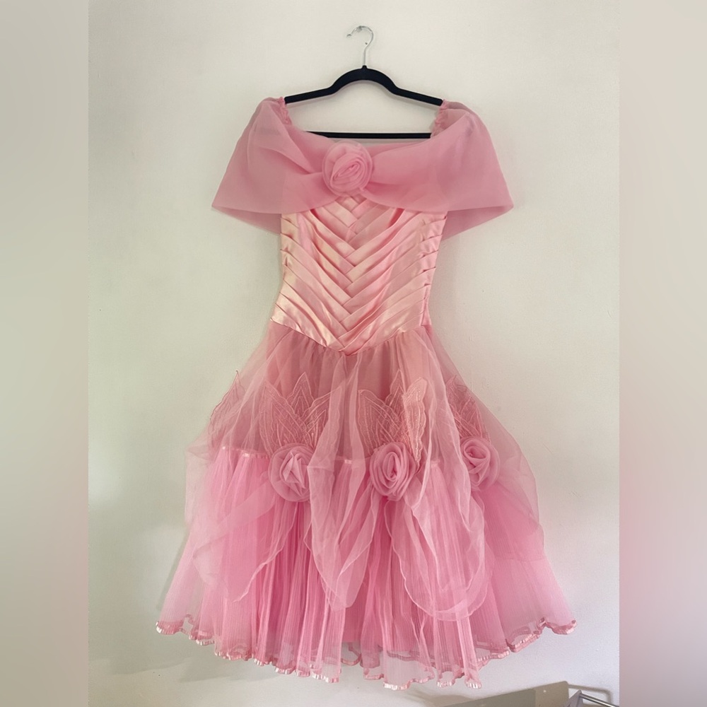 90s coquette cocktail dress